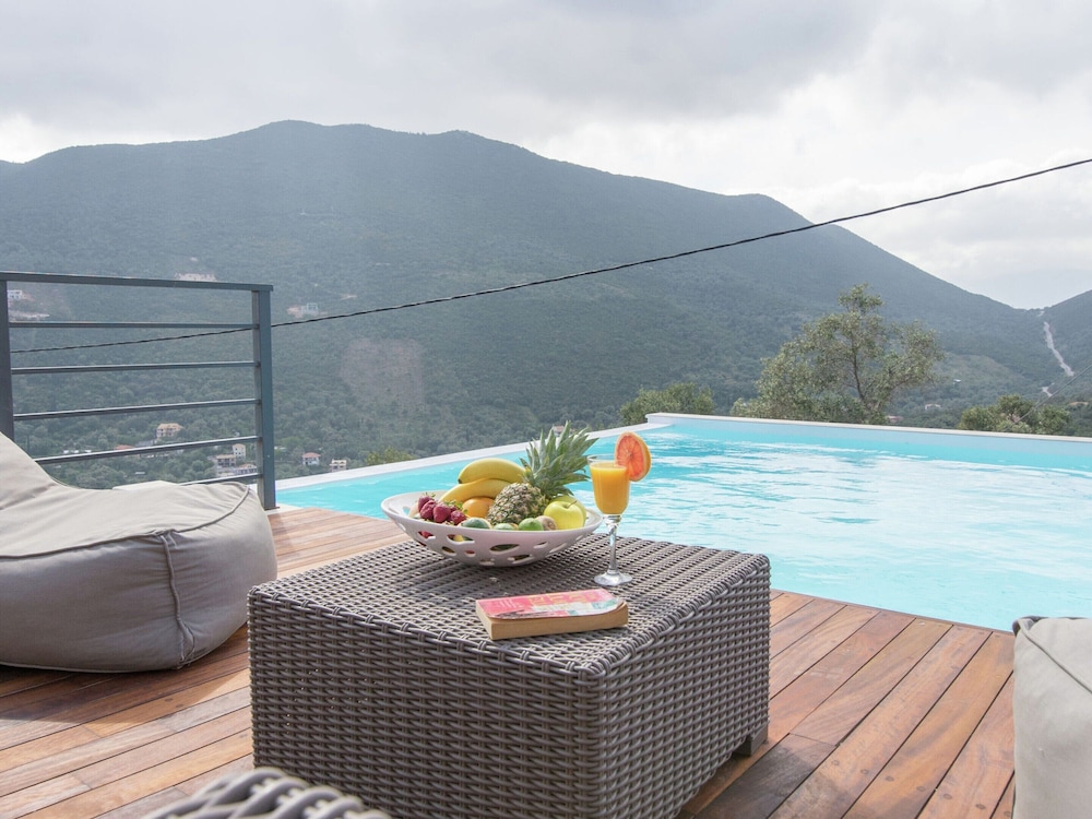 Villa in Sivota With Sea View & Pool