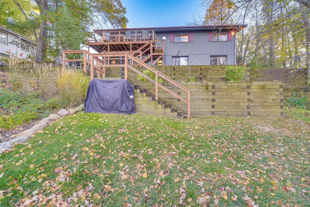 Waterfront Home w/ Fire Pit & Deck in Balsam Lake! view 5