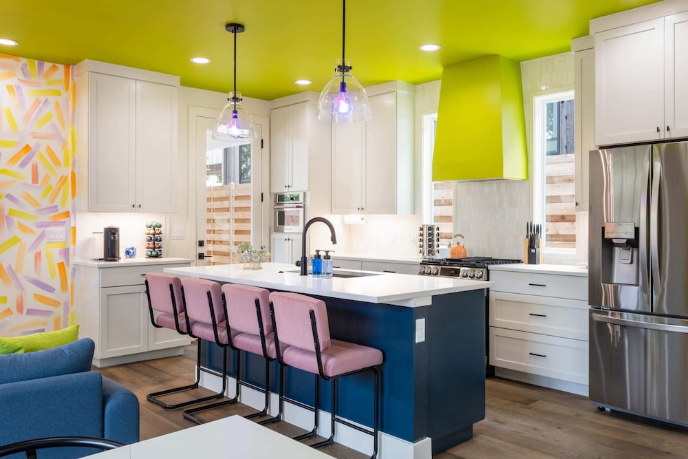 Stylish Eastside Getaway w Backyard, Firepit & BBQ