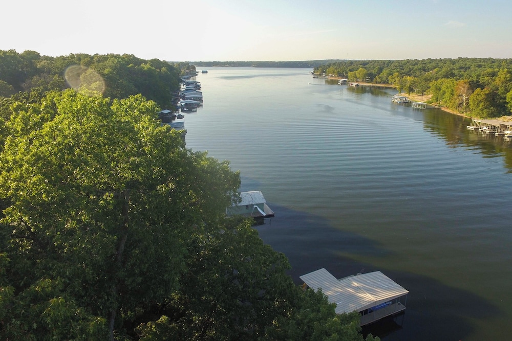 Dock + Views: Scenic Group Retreat on Grand Lake!