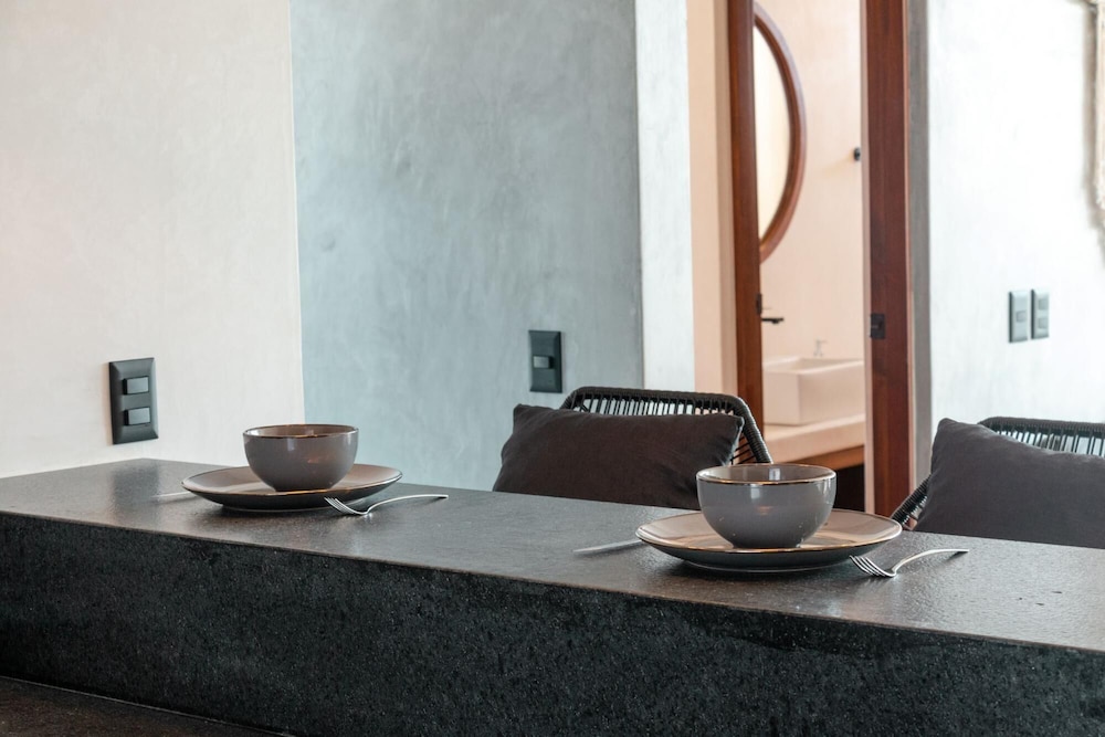 Boho-style Luxury Apartment La Veleta Balcony Rooftop Pool Lounge Area Nice Amenities view 2