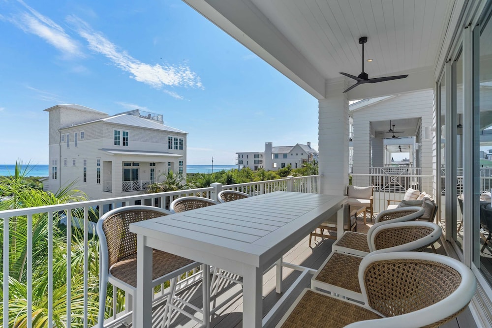 Sleeps 24 Beach Retreat w/ Pool, Rooftop Deck, Steps to Inlet Beach & Near Rosemary, Alys, Seacrest Dining & Shops The Palm 30A by Avantstay