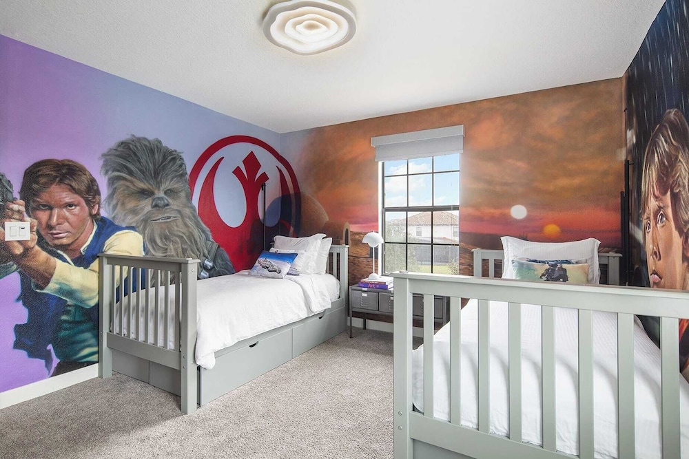 Sleeps 16! 8bdr Kid Haven w/ Pool & Arcade Orlando Resort Retreat by Avantstay