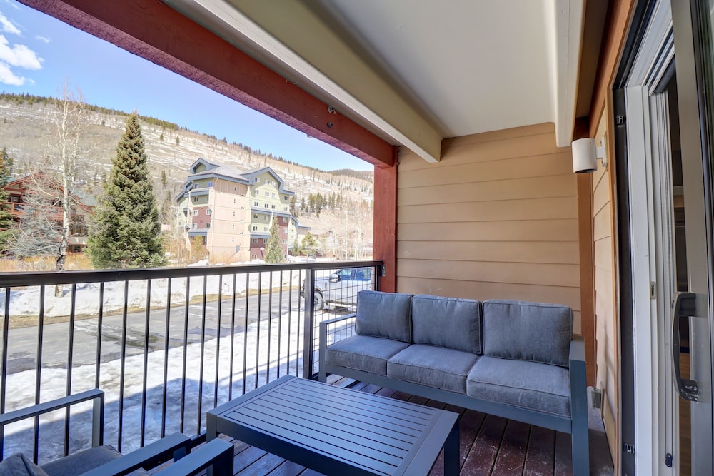 Peaceful Forested Location Next to River, Ski-In Ski-Out Located in Center Village - LD102 by Redawning