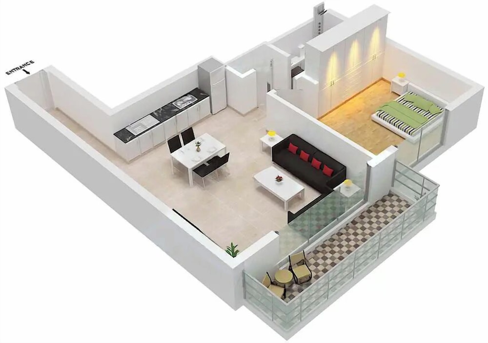 LUX  The JBR Garden View Suite