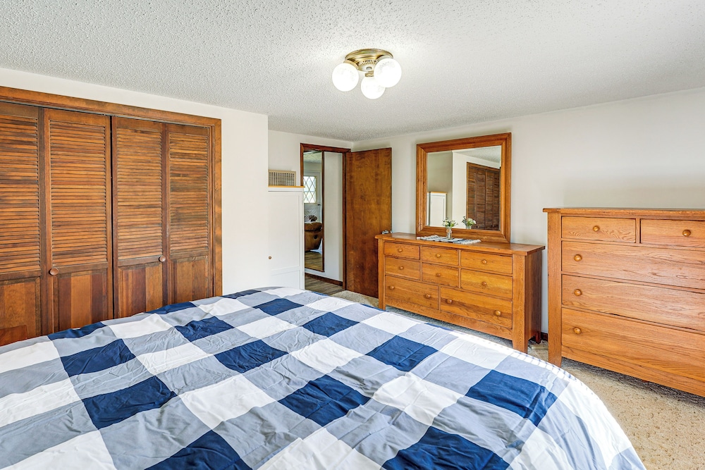 Waterfront Retreat w/ Dock & Yard in Reed City!