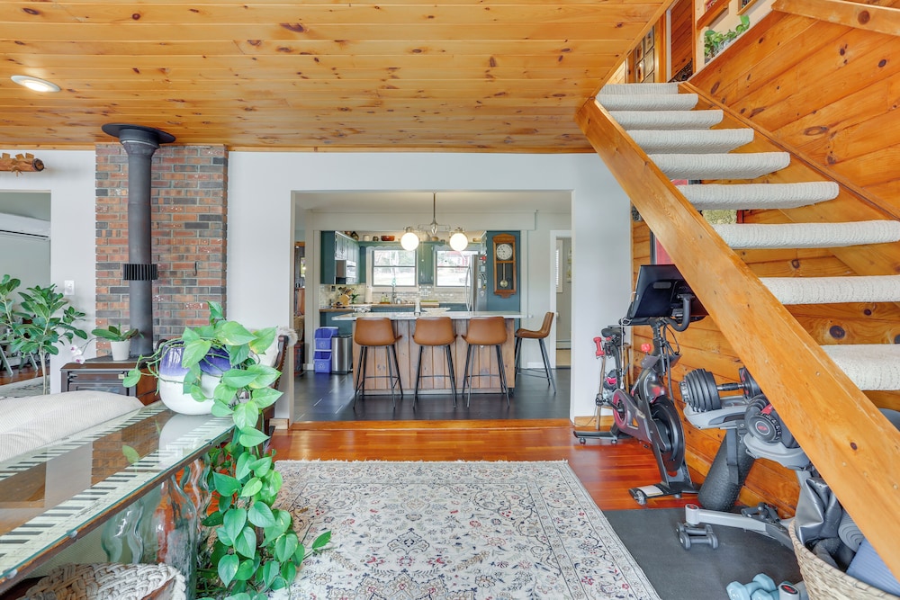 Swim, Hike & Ski: Waterfront Home in White Lake!