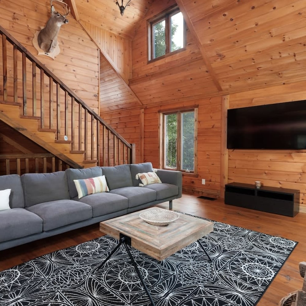 Chalet Bonheur -spa in Nominingue