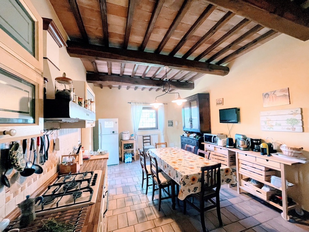 Detached Villa With Games Room, Pool, and Panoramic Views in San Damiano