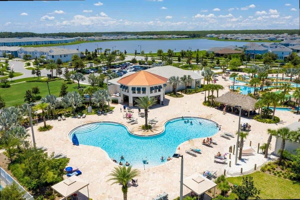 Family 5BD Spa Pool Game Loft Near Disney