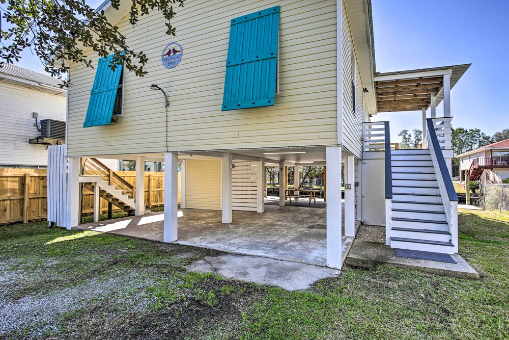 Waterfront Bay St Louis Oasis w/ Deck & Dock! view 5