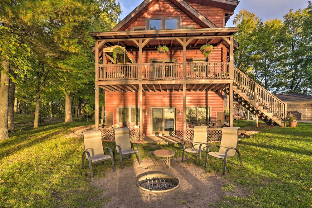 Modern Log Cabin w/ Rec Room, Steps to Lake! view 4