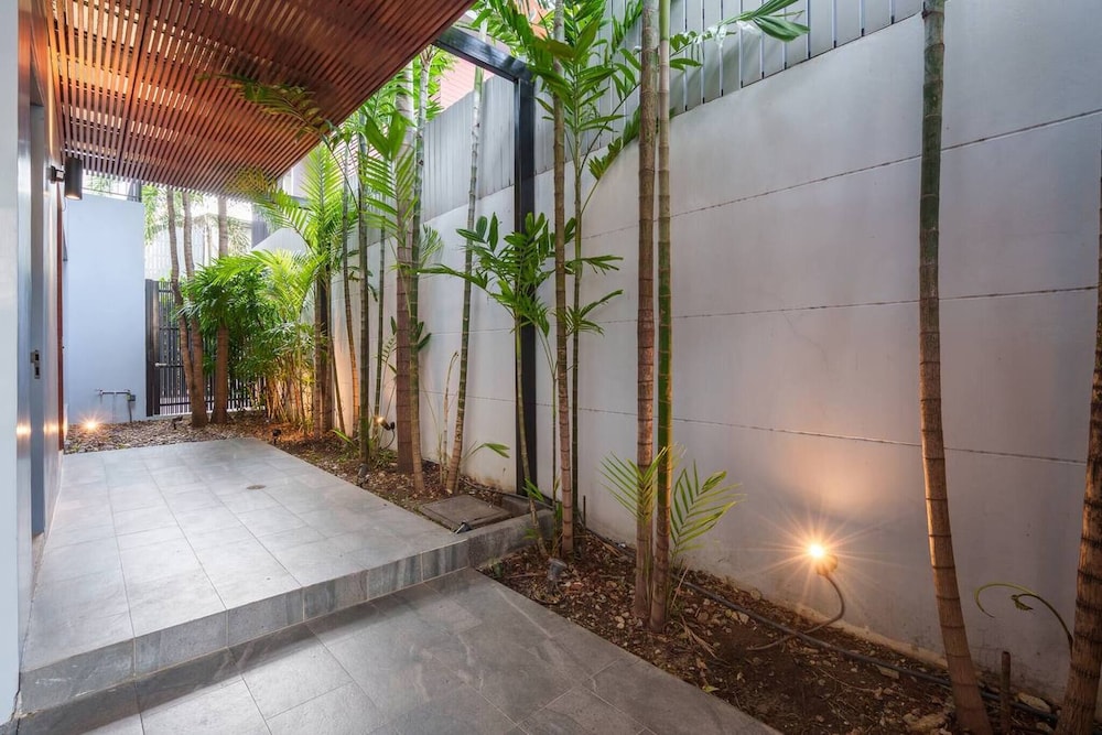 Monochrome designer pool Villa