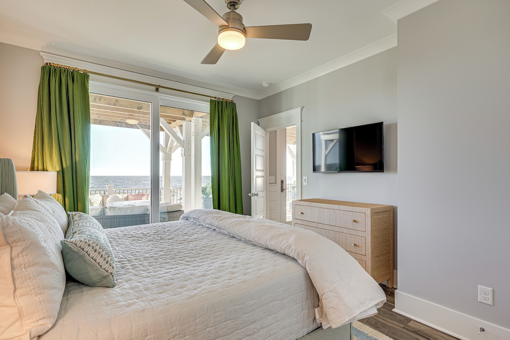 Walk to Beach: Coastal Oak Island Gem w/ Elevator!
