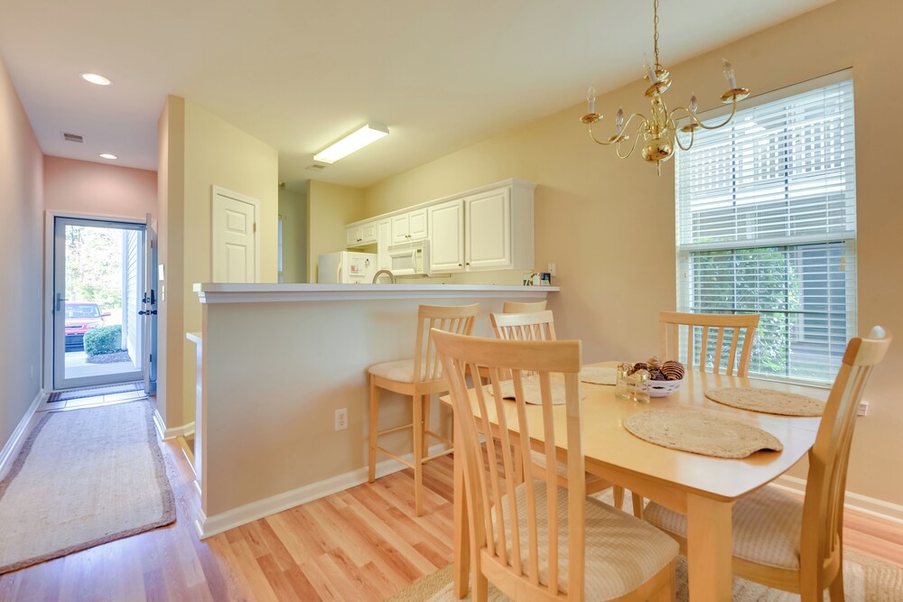 Pond Views & Community Perks: Sunset Beach Condo!