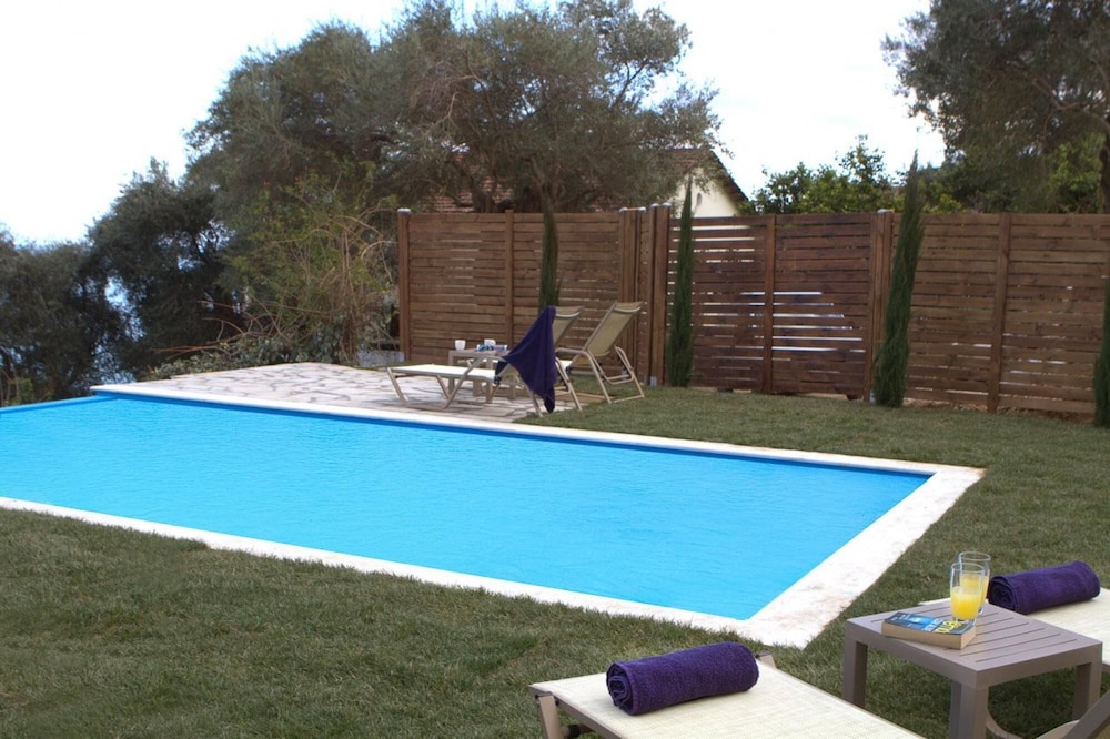 Villa Litsa Large Private Pool Walk to Beach Sea Views A C Wifi view 4