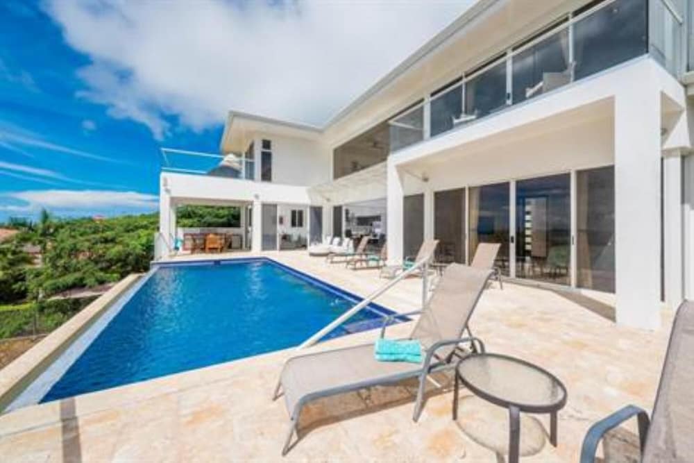 Breathtaking Oceanview Retreat With Infinity Pool in Playa Potrero Villa Blanca