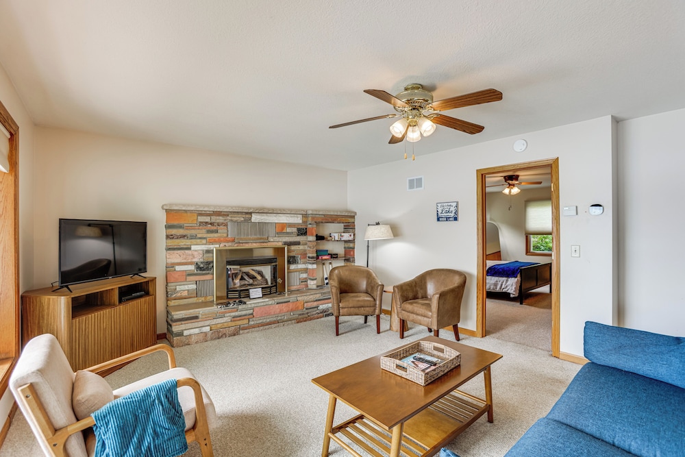 Dock + Views: Scenic Lakefront Escape in Harrison