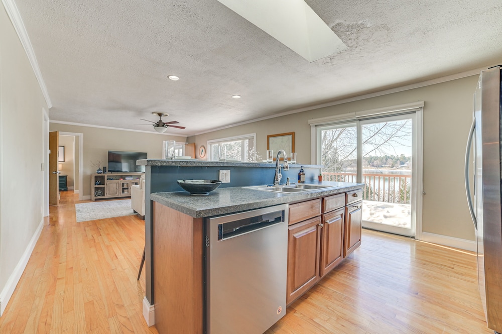Riverfront Cheboygan Home w/ Deck & Boat Dock! view 3