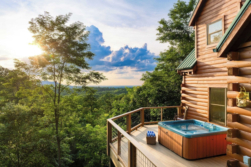 Sleeps 26, 2 Homes Theater Room, Game Room, Hot Tub, Smoky Mountain Views