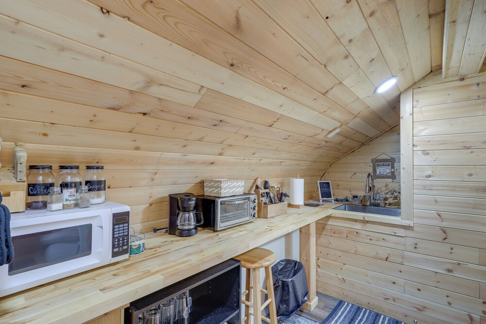 Unique Converted Trailer in Marshall: Pet Friendly view 5