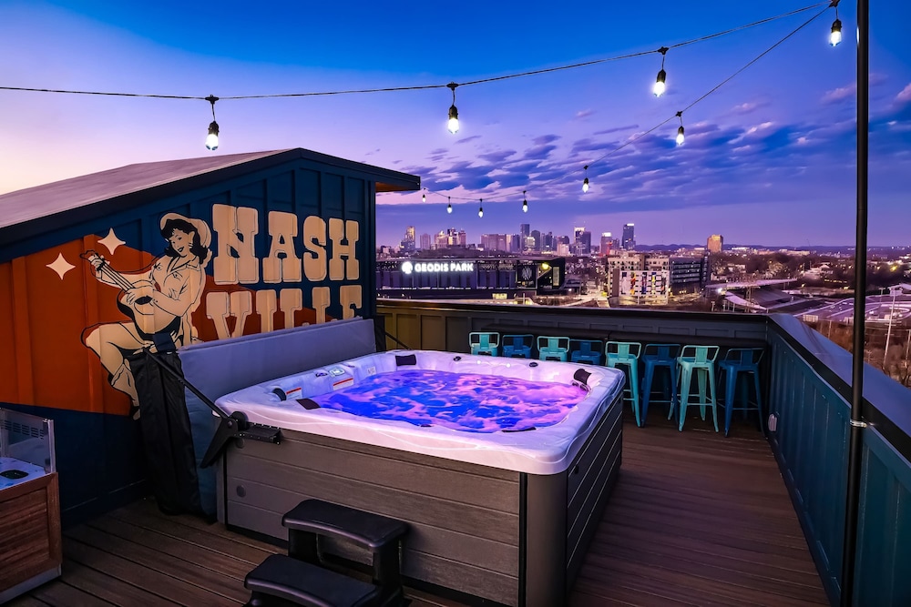 4 Rooftop Decks 4 Hot Tubs Game Rooms Sauna