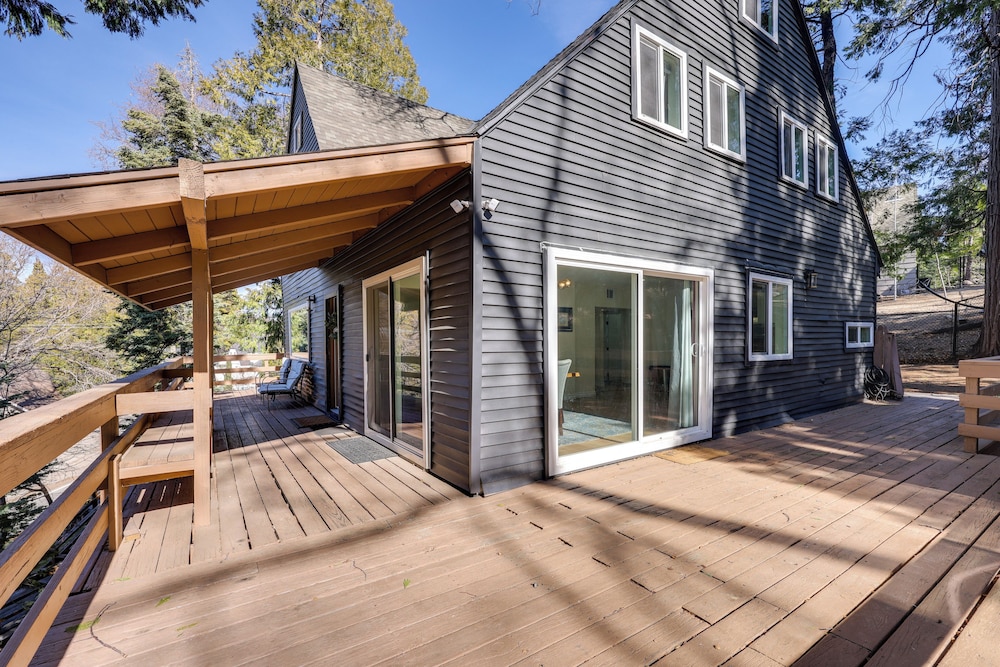 Spacious Family Home w/ Deck in Lake Arrowhead!