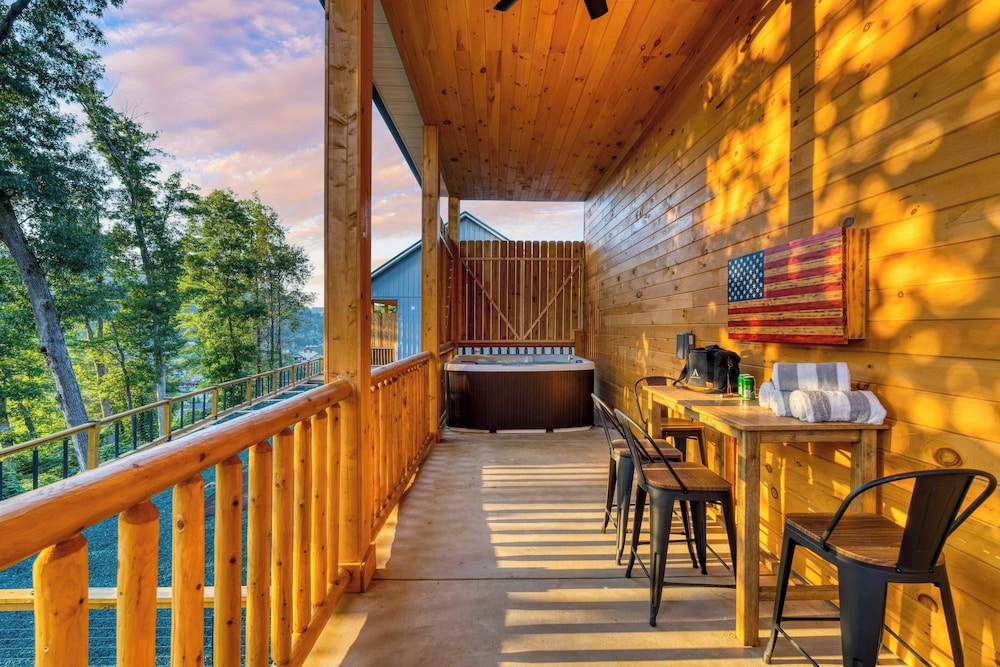 Cabin w/ Hot Tub, Game Room & Scenic Smoky Mountain Views Perfect by Avantstay