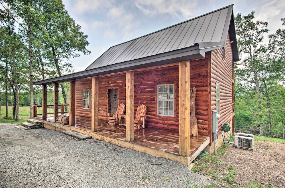 Secluded Log Cabin With Decks, Views & Lake Access view 3