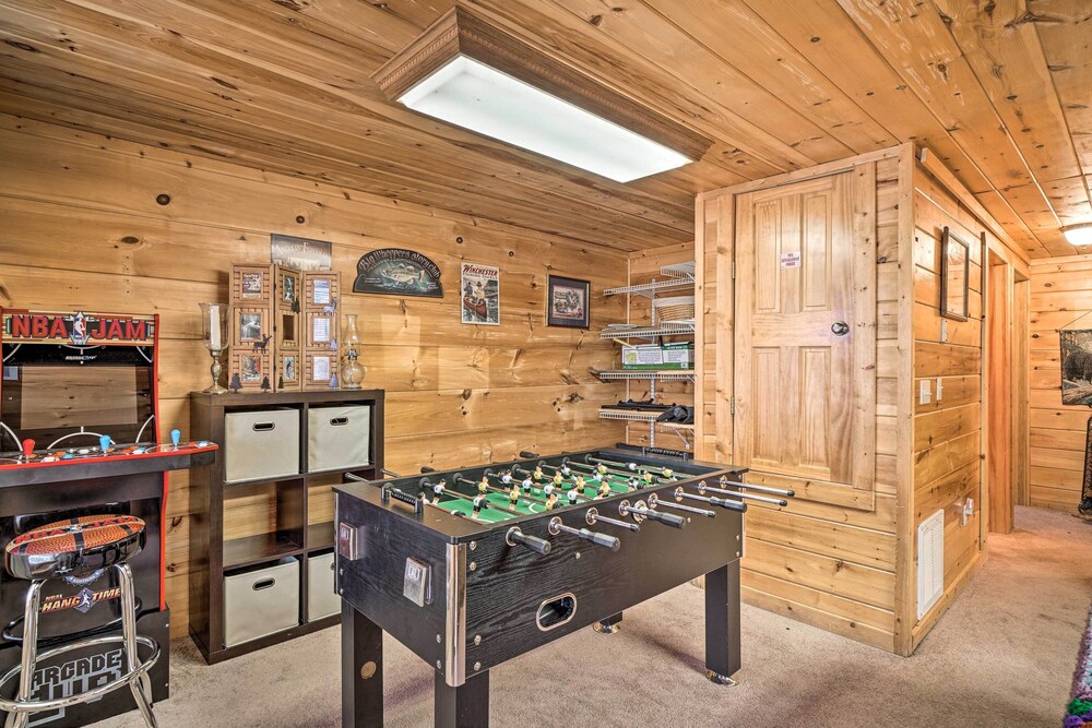 Wraparound Deck & Hot Tub: Cabin in Sevierville view 4