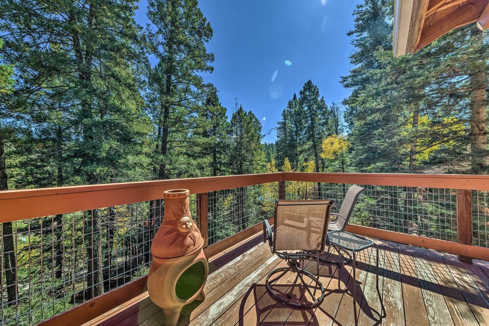 Cloudcroft Cabin w/ Deck < 2 Mi to Downtown! - Property Image 1
