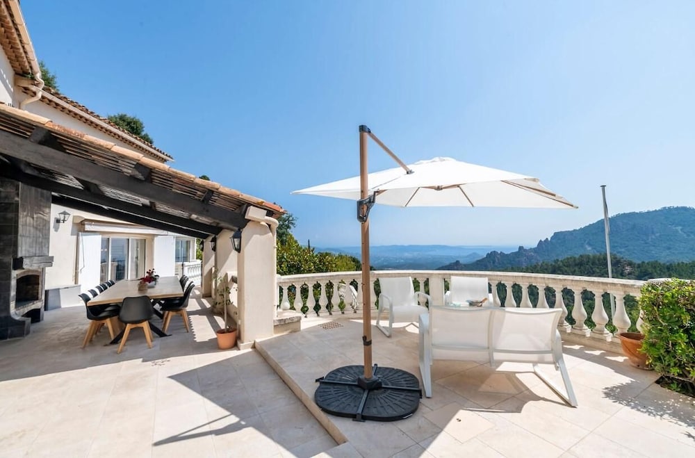 Villa Les Adrets Mandelieu Hillside With Pool - 2303