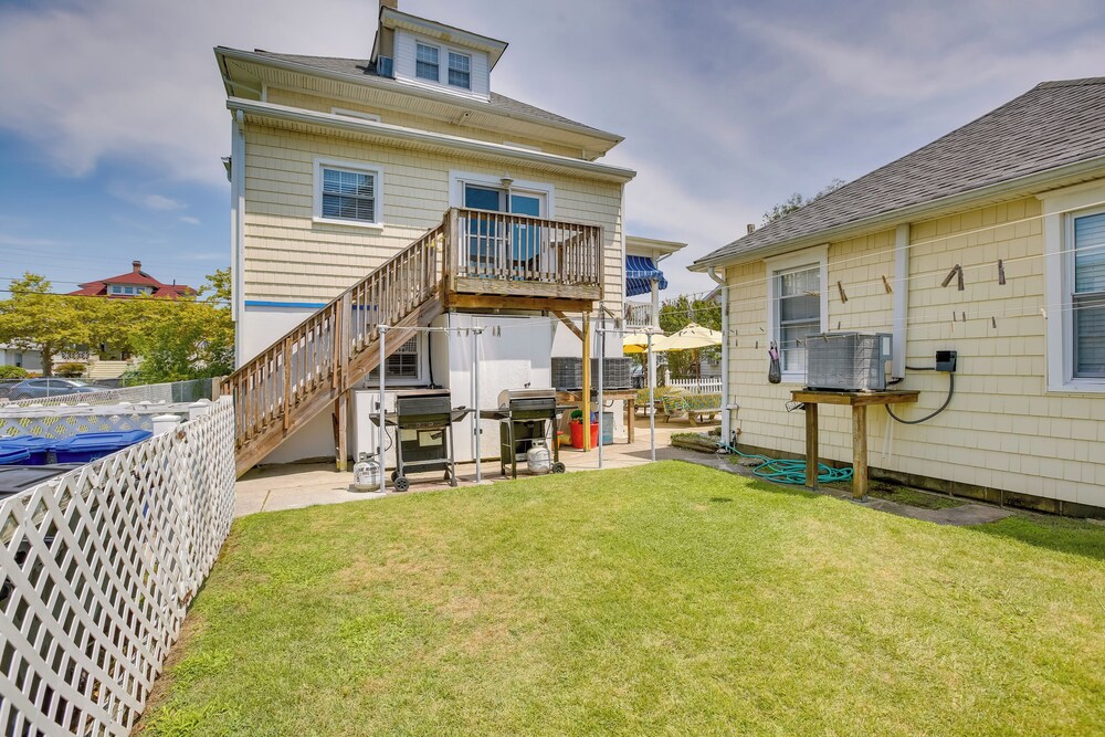 < 1/2 Mi to Boardwalk: Roomy Wildwood Retreat!