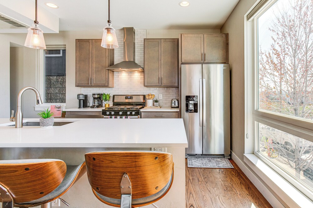 Walk to Mile High Stadium: Modern Denver Townhome