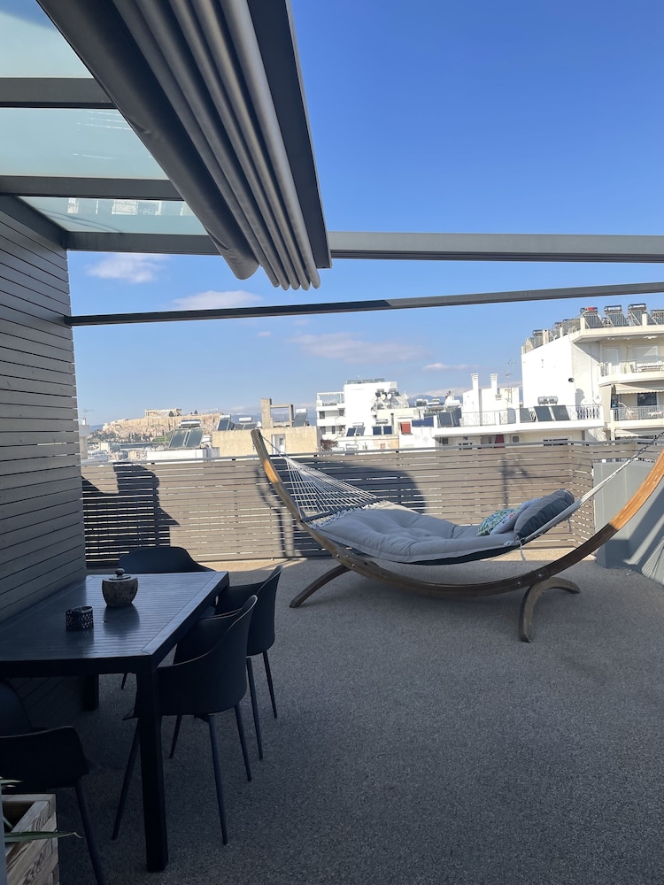Luxury Penthouse With Private Rooftop - Acropolis View