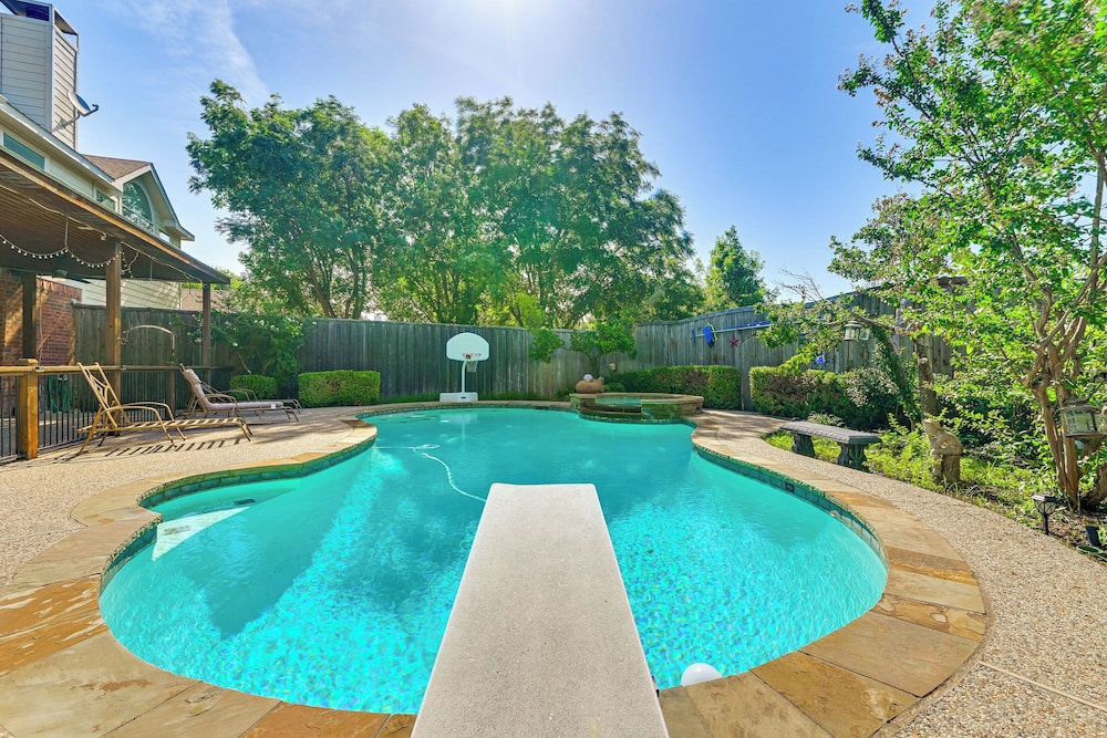 DFW Sports Hub: Home w/ Pool & Hot Tub in Frisco!