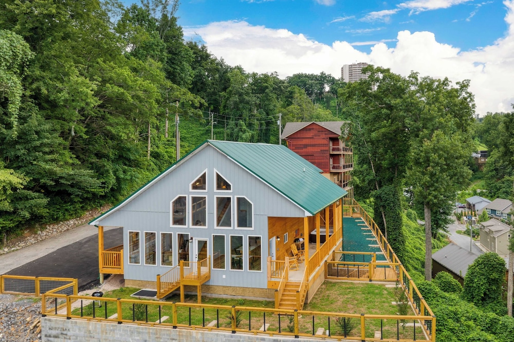 Hot Tub, Game Room & Views Near Downtown Gatlinburg Perfect Too by Avantstay
