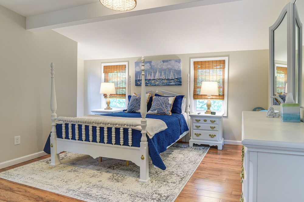 Walk to Town & River: Charming Home in North East!