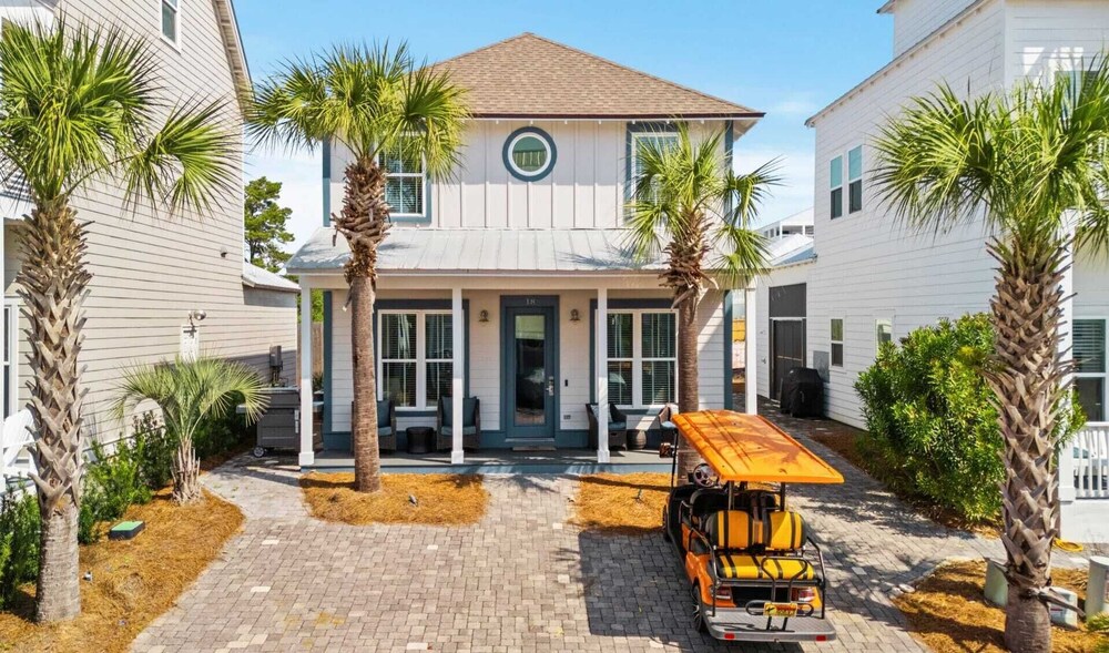Coastal Getaway w/ Golf Cart, Beach Gear Villa Galini by Avantstay