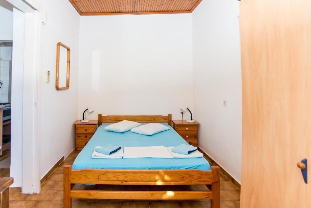Blue White Apartments - Traditional Village House