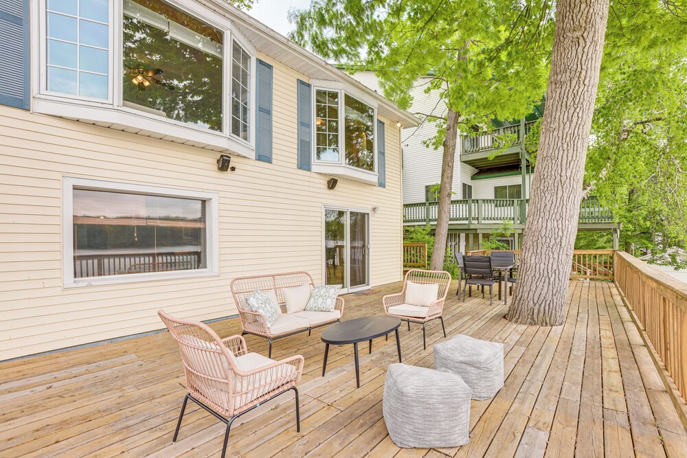Dock + Views: Scenic Lakefront Escape in Harrison