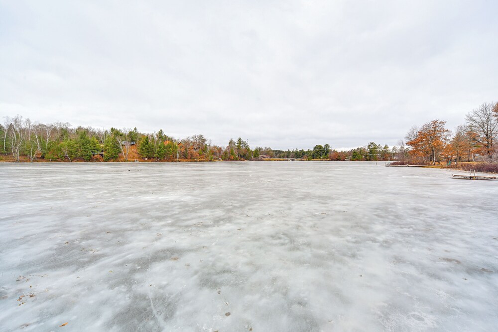 Minong Flowage Cabin w/ Fire Pit & Dock!