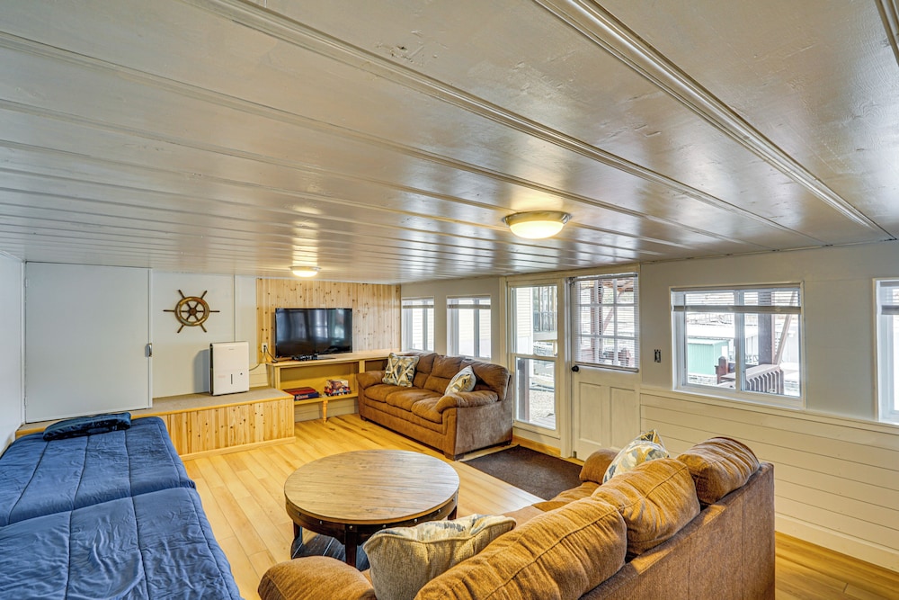 Central Waterfront Home w/ Dock in Lake Ozark!