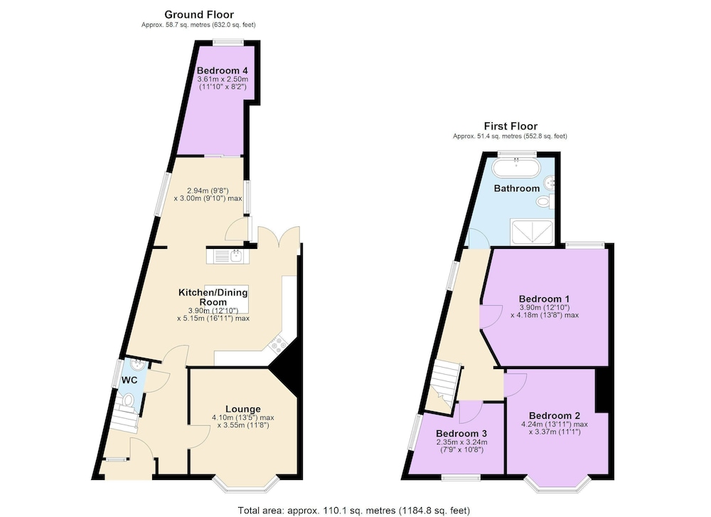 Sleeps7-pet&familyfriendly With Parking