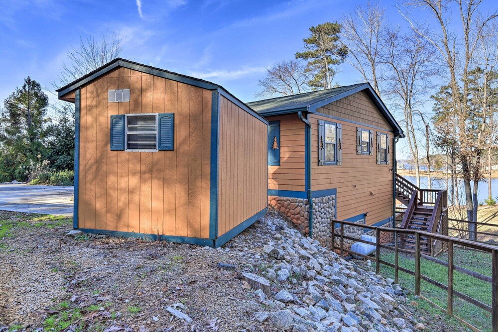 Lakefront Sparta Cottage w/ Decks & Boat Dock view 3