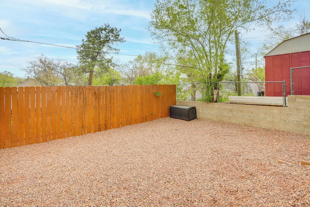 Walk to Downtown Prescott: Home w/ Fenced Yard!