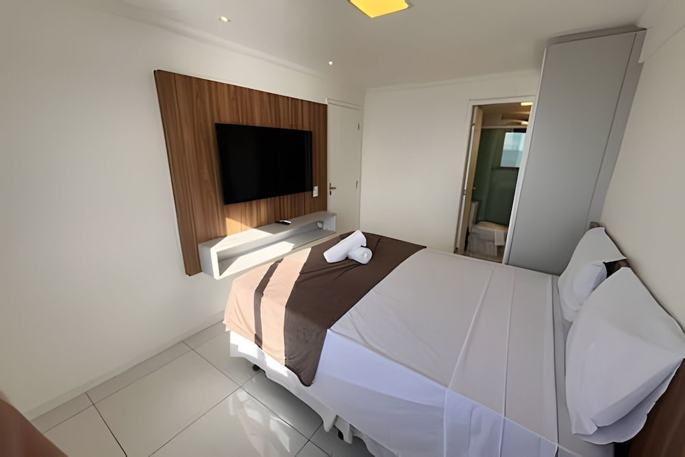 Hosts BR - Flat frente mar