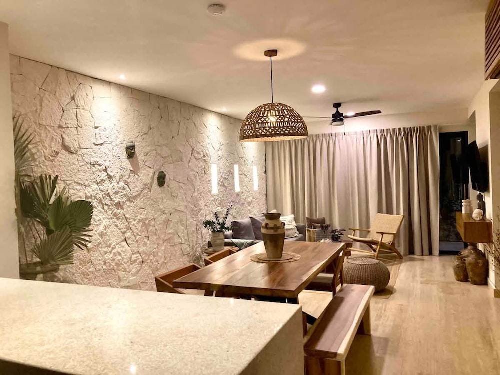 Stunning 2 Bedroom Apartment at Condo With Best Tulum Infinity and Jacuzzi by Waves Management