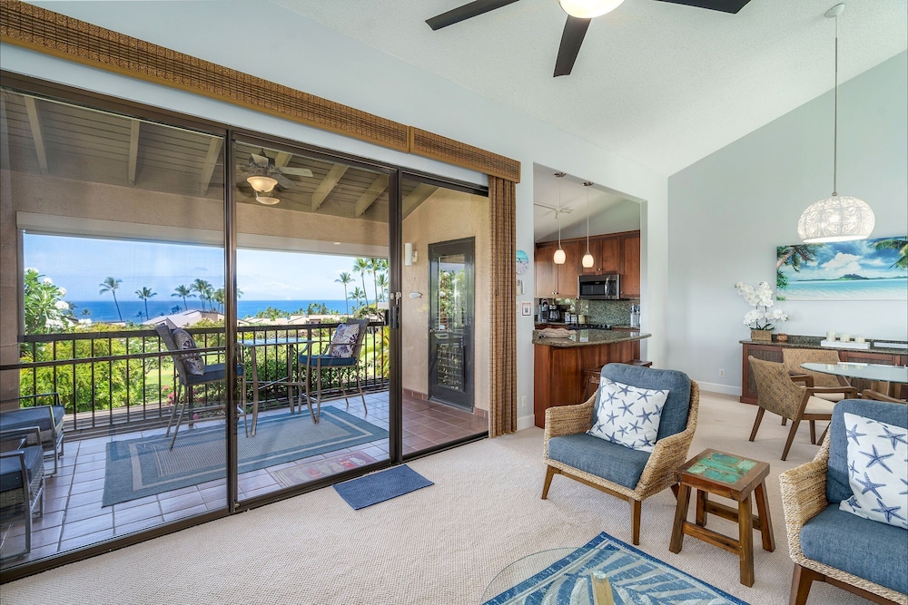 Discover Wailea Ekahi 39E - Breathtaking Ocean Views, Renovated, Wi-fi, Split AC