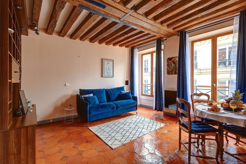 Modern 1BR near Centre Pompidou